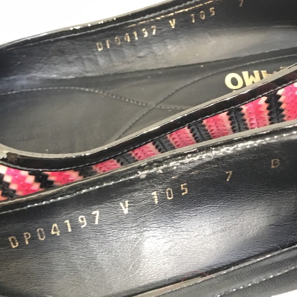 SOLD Varina Zigzag Ballerina Flats - Picture 5 of 9